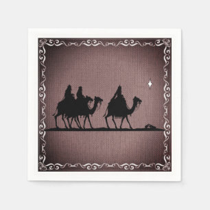 Serviette Jetable Trois hommes sages