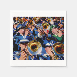 Serviette Jetable trombone mob AKA bande geeks allé sauvage