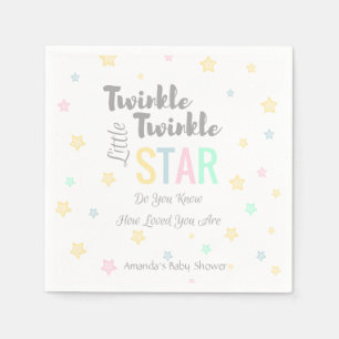 Serviette Jetable Twinkle Twinkle Little Star - Napkins