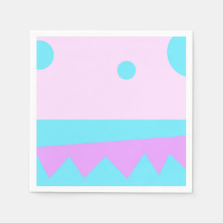 Serviette Jetable Un petit monstre Abstrait papier d'art graphique N