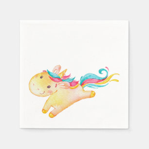 Serviette Jetable Unicorne