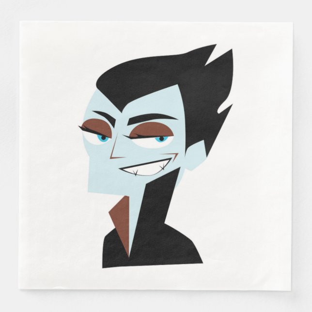 SERVIETTE JETABLE VAMPIRE (Devant)