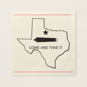 SERVIETTE JETABLE VENEZ IL FALLOIR - LE TEXAS