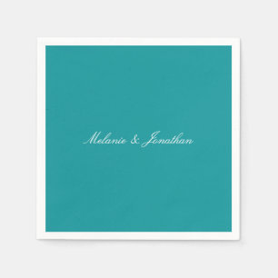 Serviette Jetable Vert turquoise