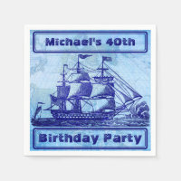 Vieux bateau et carte Blue Beach Party