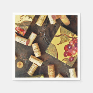 Serviette Jetable Vin Time Cocktail Napkins