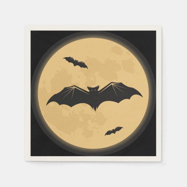 Serviette Jetable Vintage Halloween (Devant)