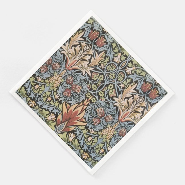 Serviette Jetable Vintage William Morris (Coin)