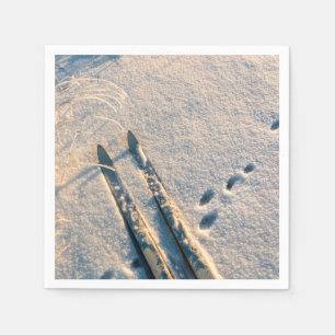 Serviette Jetable Voie de ski