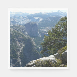 Serviette Jetable Vue de Yosemite Mountain dans le parc national de