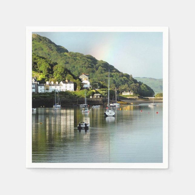 SERVIETTE JETABLE VUES DES ALLES (Devant)