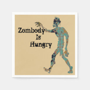 Serviette Jetable Zombie a faim