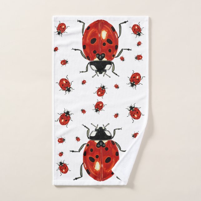 Serviette Lady Bug Main (Serviette à main)