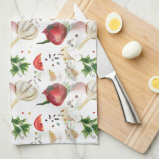 Serviette légume et épices