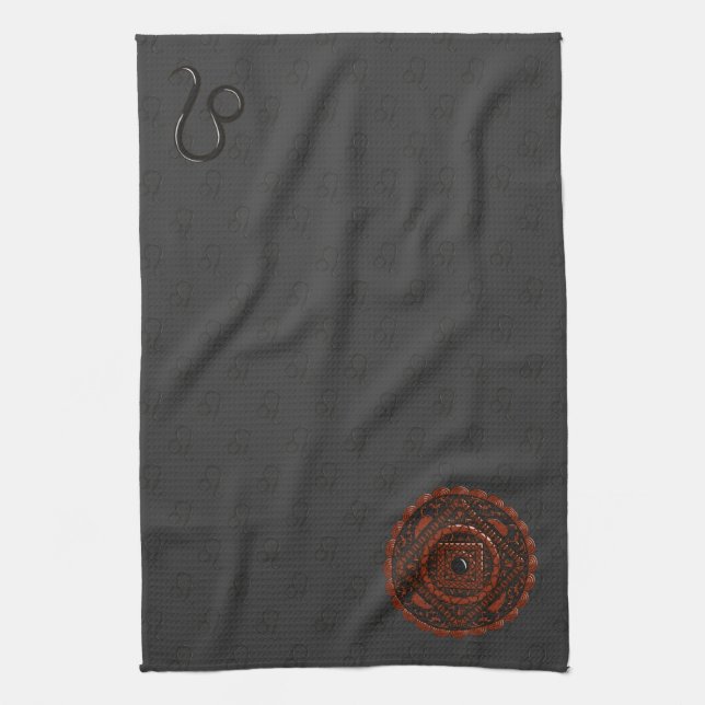 Serviette Leo Mandala (Vertical)