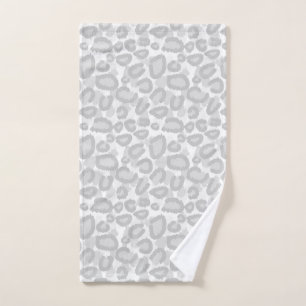 Serviette Léopard De Neige Grise / Poster de anim
