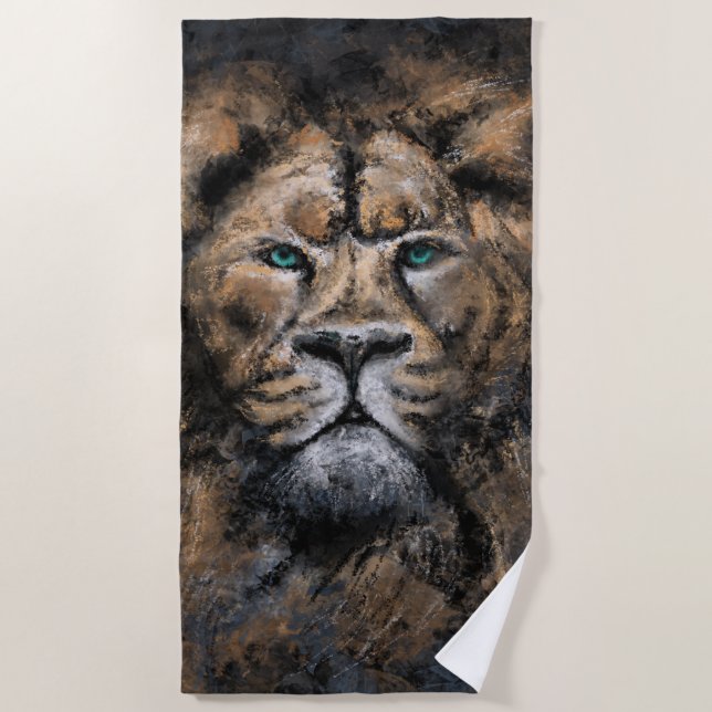 Serviette Lion Beach (Devant)