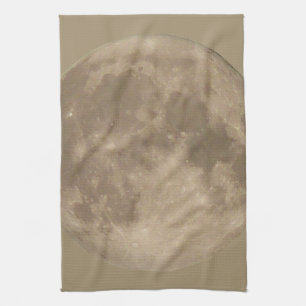 Serviette Lune Pleine lune Plat Serviette Décor Lu