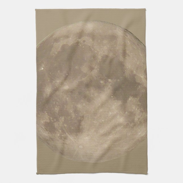 Serviette Lune Pleine lune Plat Serviette Décor Lu (Vertical)