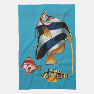 Serviette main Grande Poisson