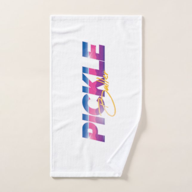 Serviette main Pickleballer (Serviette à main)
