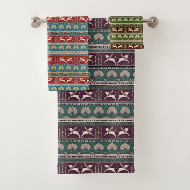 Serviette Mésopotamienne (En situation)