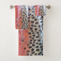 Serviette Motif Abstraite pour la peau de truite a