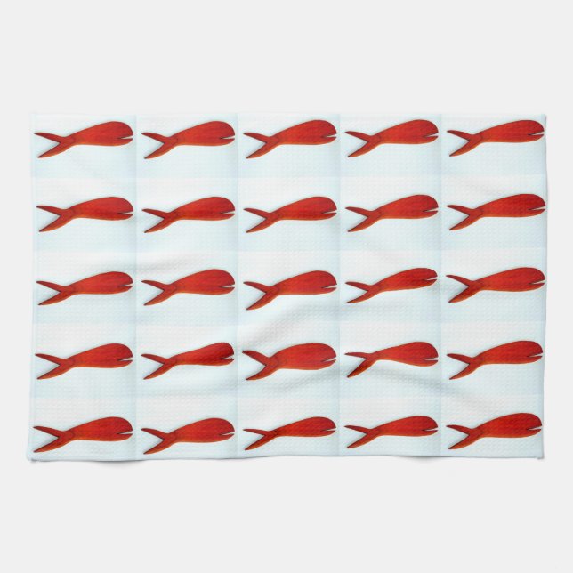 serviette motif de poisson (Horizontal)