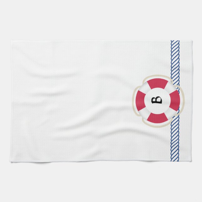 Serviette nautique de corde de conservateur de vie (Horizontal)