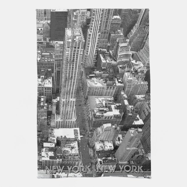 Serviette New York personnalisée NYC Serviette de  (Vertical)
