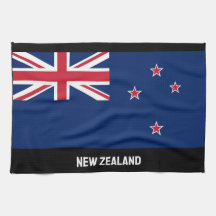 Serviette New Zealand Flag Tea