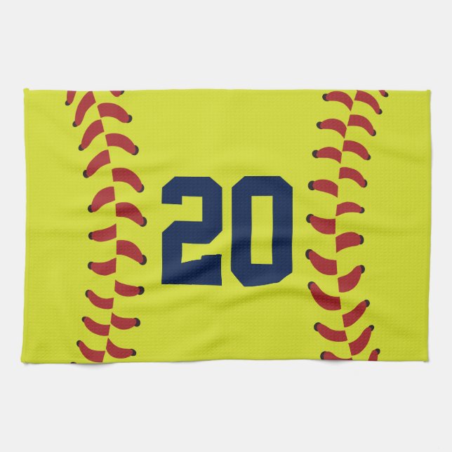 Serviette numérotée par personnaliser (Horizontal)