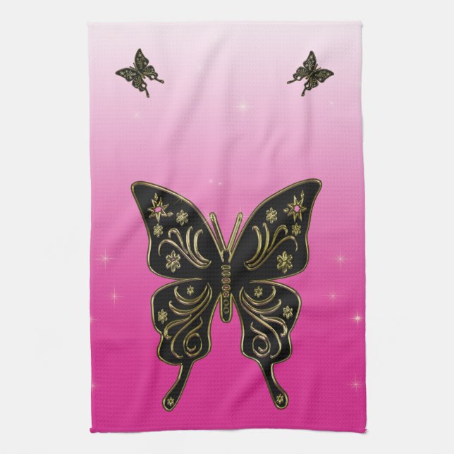 Serviette papillon (Vertical)