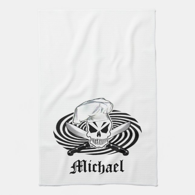 Serviette personnalisée de chef (Vertical)