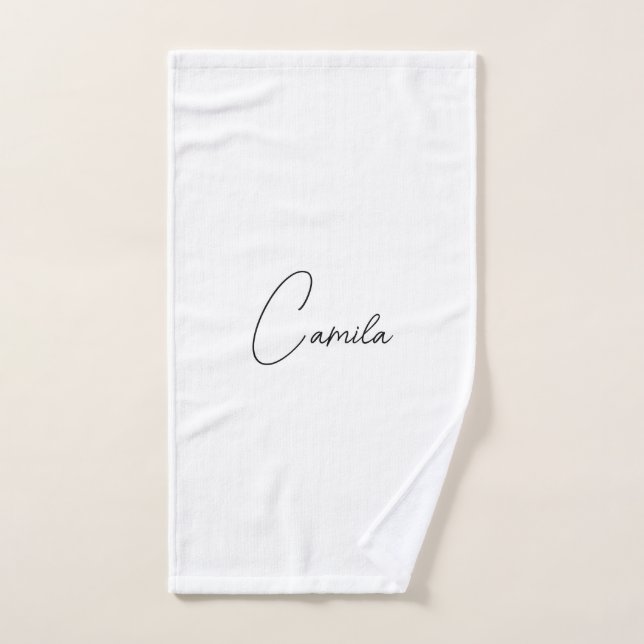Serviette personnalisée, Plage turque & Serviette  (Serviette à main)