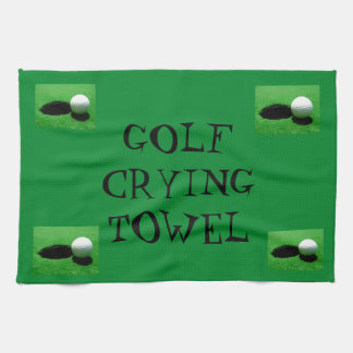 Serviette pleurante de golf