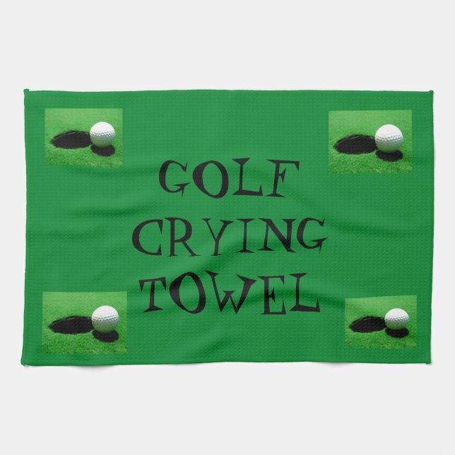 Serviette pleurante de golf (Horizontal)