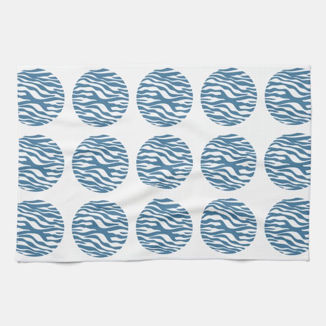 Serviette Pois Zebra (Horizontal)