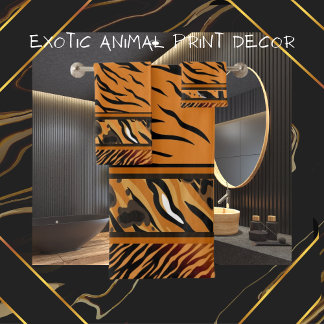 Serviette Poster de animal pour tigre animal exoti