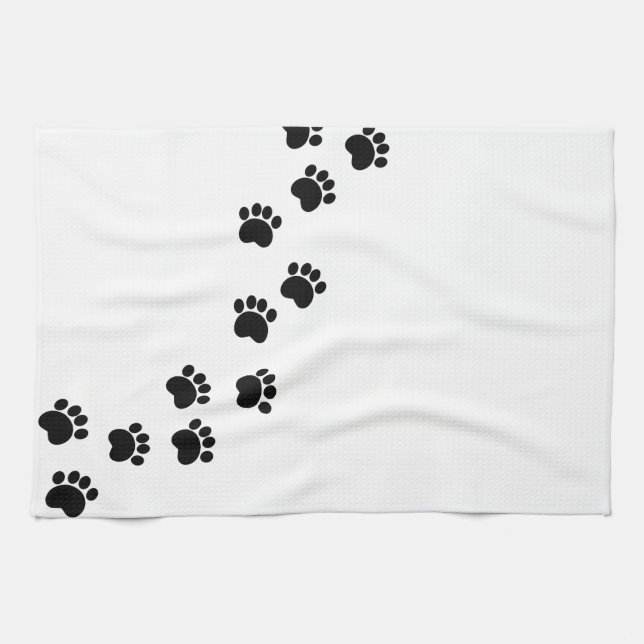 Serviette pour chien d'impression de la trajectoir (Horizontal)