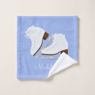 Serviette pour patins à glace