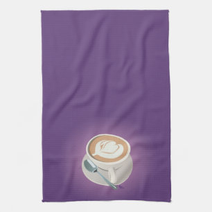 Serviette pourpre de Latte