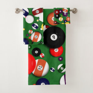 Serviette réglée - billards