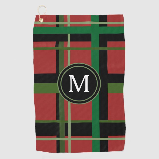 Serviette rouge faite sur commande du golf (Devant)