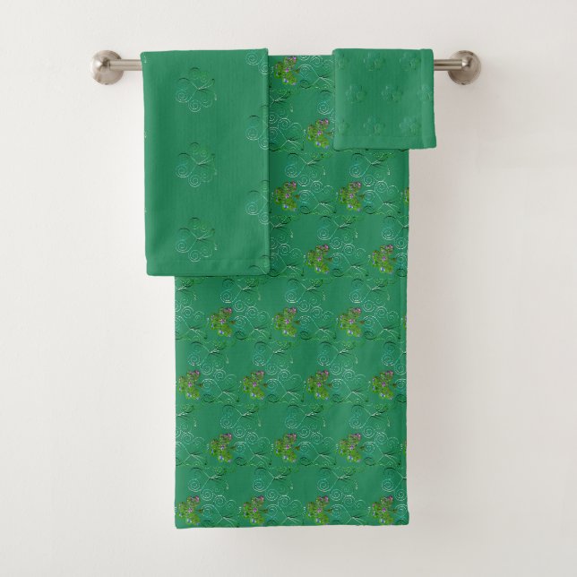 Serviette Shamrock Repeat (En situation)