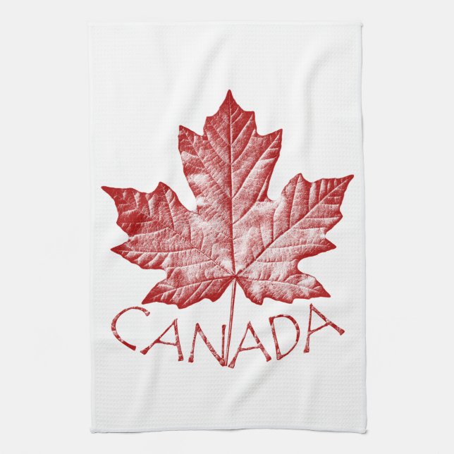 Serviette souvenir du Canada Décor de la serviette (Vertical)