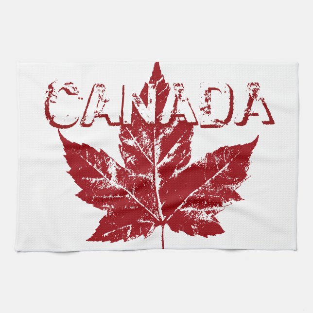 Serviette souvenir du Canada Décor de la serviette (Horizontal)