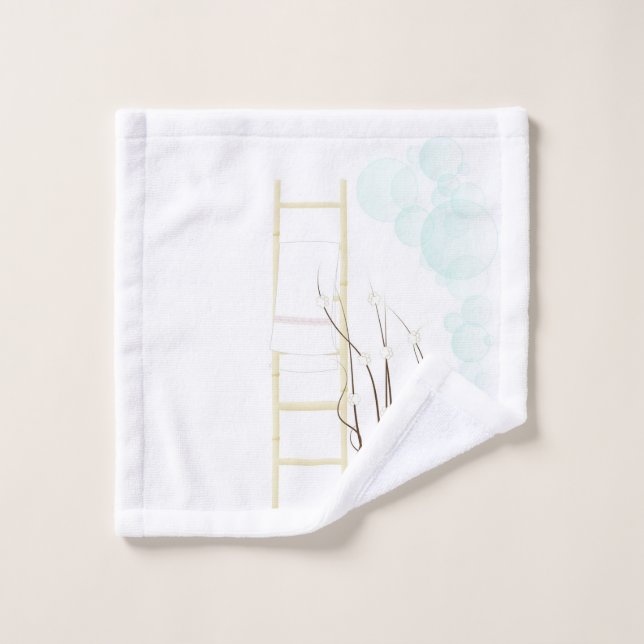 Serviette spa zen (Gant de toilette)
