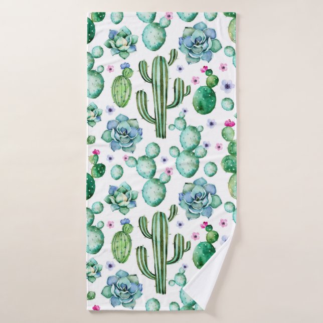 Serviette succulente lunatique de Bath (Serviette de bain)