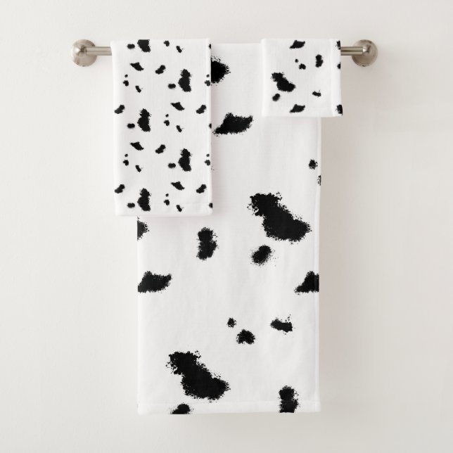 Serviette tachetée (En situation)